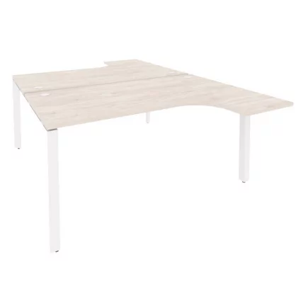 Рабочая станция на П-образном м/к ONIX O.MP-D.SA-4 Денвер Светлый/Белый_0