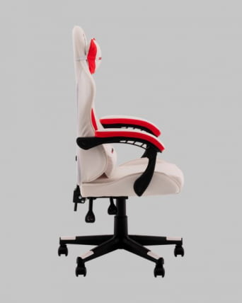 Кресло спортивное TopChairs Phantom бело-красный_3