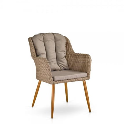 Комплект плетеной мебели Т363Б/Й363Б-В65 4ПCС Лигхт Бровн / T363B/Y363B-W65 4PCS Light Brown_2