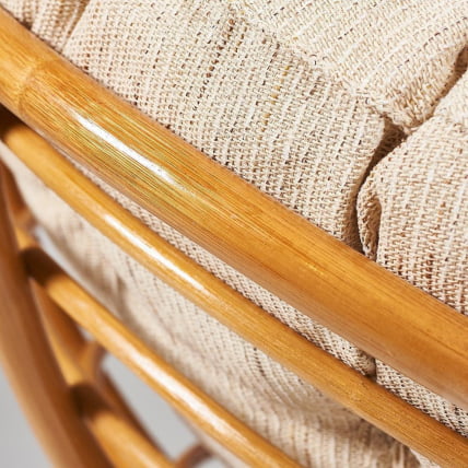 Кресло PAPASAN 23/01 W /с подушкой/ диаметр подушки 129 см, 115х101х104 см, Honey (мед), ткань Старт_3