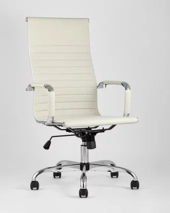 Кресло руководителя TopChairs City Бежевое_1