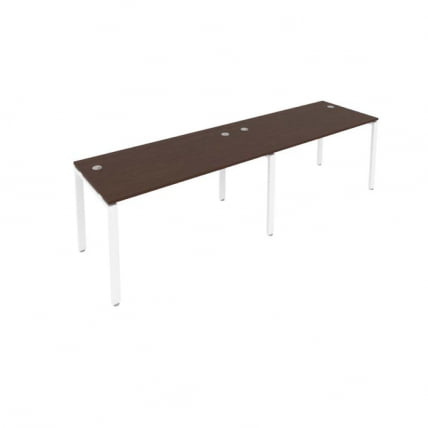 Рабочая станция на 2 раб.места Metal System Б.СМ-2.3 Венге/Белый_0