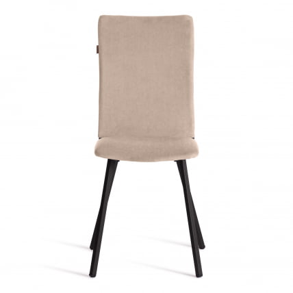 Стул обеденный La Rousse велюр, бежевый/черный, 7, 49х50х93_3