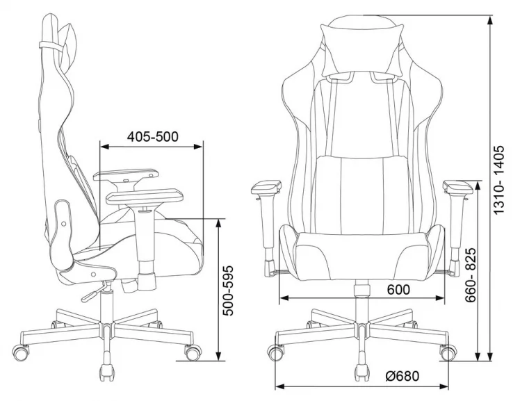 Геймерское кресло Zombie VIKING TANK RED_13