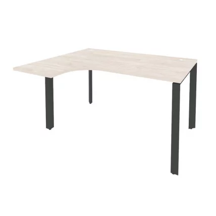 Стол эргономичный левый на П-образном м/к ONIX O.MP-SA-3L Денвер Светлый/Антрацит_0