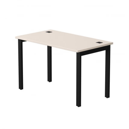 Стол прямой на металлокаркасе, опоры 90 гр Everprof EVO 254S006 Кашемир Черный_0