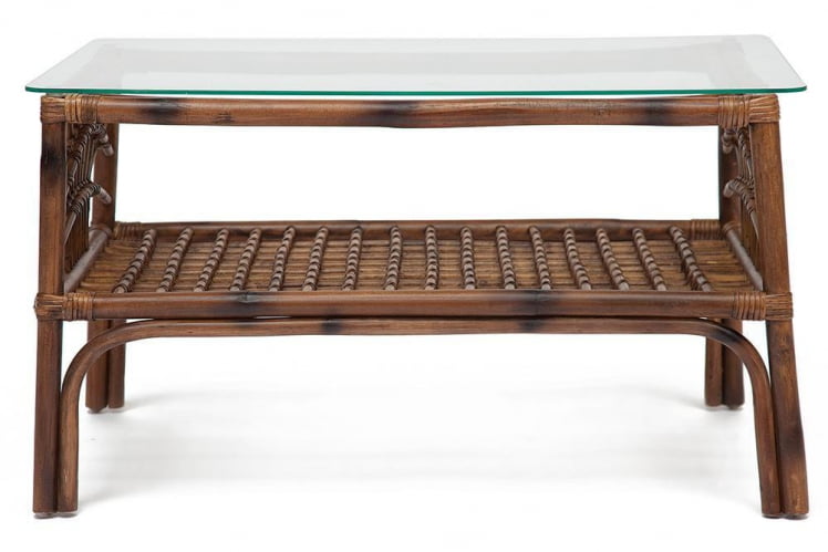 Столик кофейный Secret De Maison Kavanto натуральный ротанг, 83*53*47 см, коричневый античный / Brown Antique_1