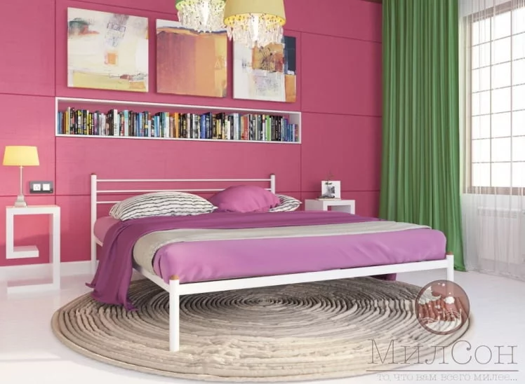 Кровать Милана 1800х2000 Белая_1