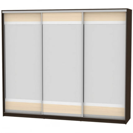 Шкаф-купе B-220х270х60-2(Венге-ДМ-D10D10D10)_0