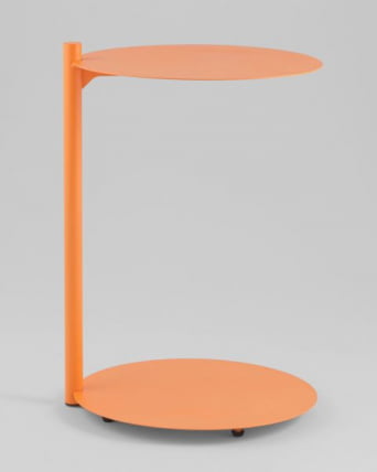 Журнальный столик Siara металл оранжевый_5