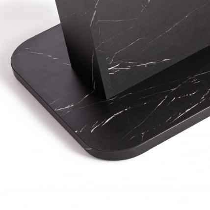 Стол обеденный SMART ЛДСП, 105-140х68,6х75 см, Мрамор Блэк Роял/Белый_13
