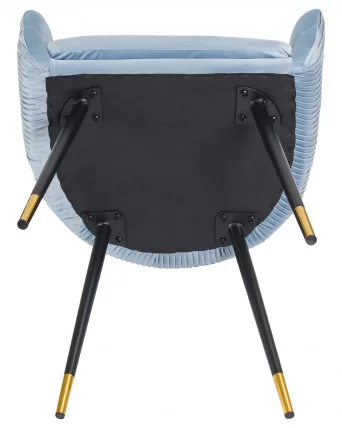 Стул обеденный DOBRIN MARY Серо-голубой велюр 1922-6_7