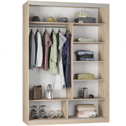 Шкаф-купе Б-220х160х60-2(Венге-Д7Д8) / B-220х160х60-2(Венге-D7D8)_1