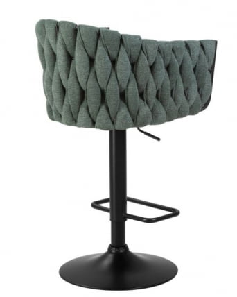 Стул барный ДОБРИН ЛЕОН (зеленая ткань (ЛАР 275-23)) 2 шт / DOBRIN LEON (LAR_3