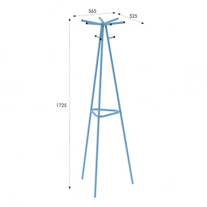 Вешалка напольная Галилео 217 Голубой_4