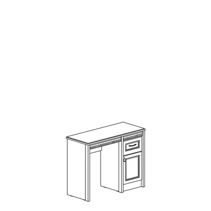 Столик туалетный Лючия 194 Дуб Оксфорд_1