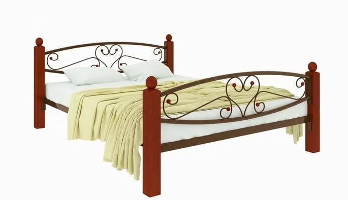 Кровать Каролина Lux plus 1800х2000 Коричневая_0