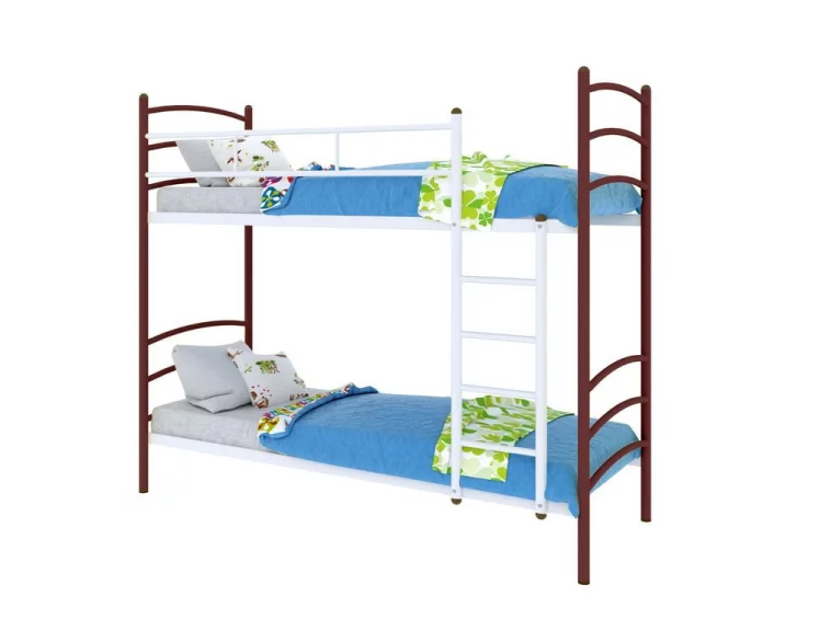 Кровать двухъярусная Милана Duo 900х1900 Медная шагрень_0