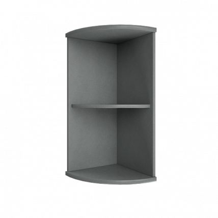 Стеллаж низкий угловой Riva А.УС-3 Венге/Металлик_0