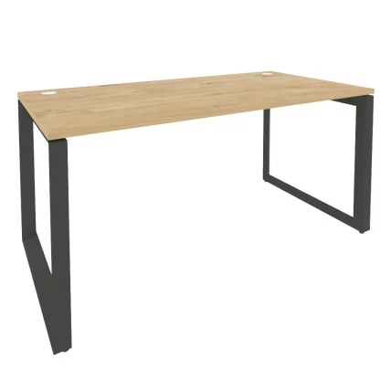 Стол рабочий на О-образном м/к ONIX O.MO-SP-4.8 Тиквуд Светлый/Антрацит_0