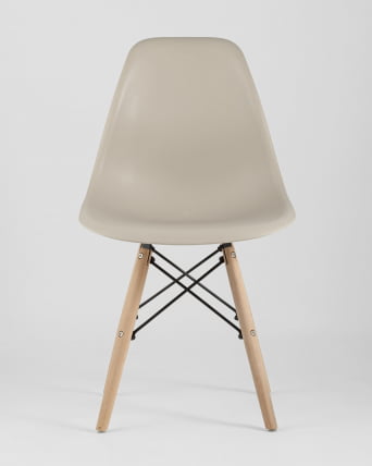 Стул Eames Style DSW бежевый 4 шт. комплект (разборный каркас)_5