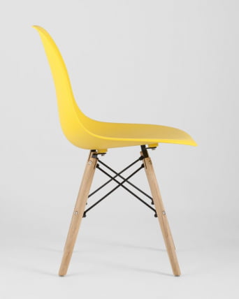 Стул Eames Style DSW желтый 4 шт. комплект (разборный каркас)_4