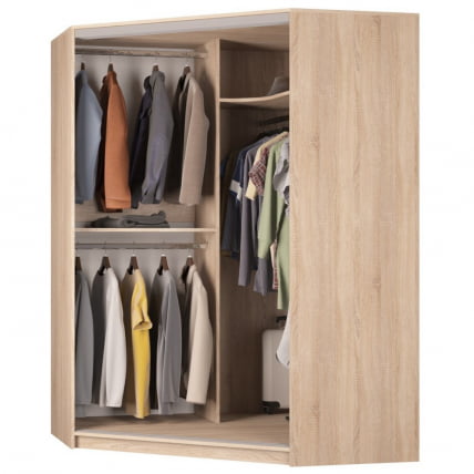 Шкаф-купе YA-198х1400-718-5(ДСС-Белый-D2D2)_1