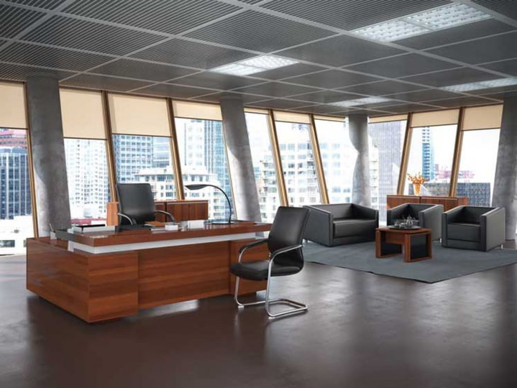 Кабинет руководителя Ливерпоол №4 Орех бренди / Liverpool_0