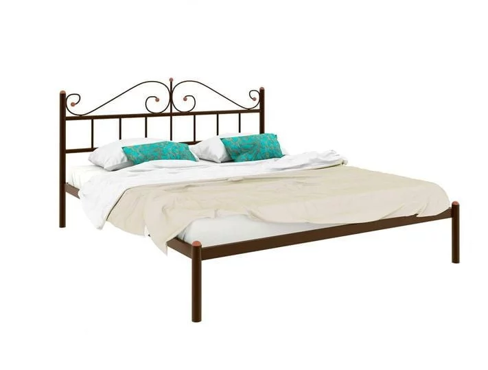 Кровать Диана 1200х2000 Коричневая_0