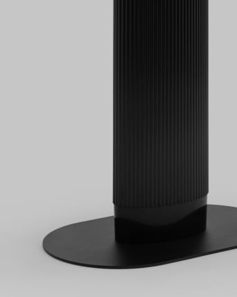 Стол овальный обеденный Mystery 130*80 черный_4