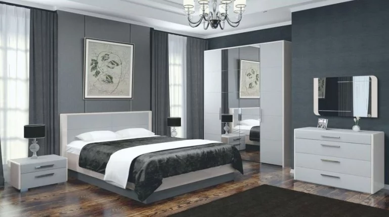 Кровать Вива 140х200 с подъемным механизмом Фарго Мокко глянец_2