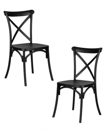 Стул обеденный DOBRIN ZILAN (цвет черный (B-03)) 2 шт_0