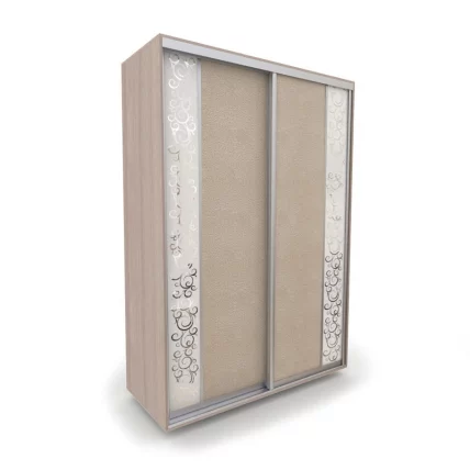 Шкаф-купе 2-х дверный Акцент-Вера КС 1400х600 Ясень шимо светлый_0