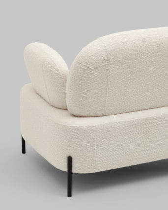 Диван Кэнди ткань букле белый_6