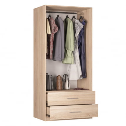 Шкаф распашный R-198х90х60-3(Белый)_1