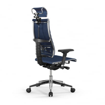 Кресло руководителя METTA Y 4DF B2-12D Комплект 1 Синее_1