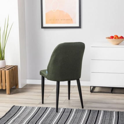 Стул Alen темно-зеленый/черный_4