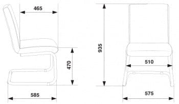 Кресло для посетителей Бюрократ CH-250-V/BLACK_4