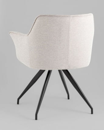 Стул обеденный Feston вращающийся серый_3