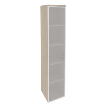 Шкаф высокий узкий левый ONIX O.SU-1.10R(L) Дуб Аттик/Белый_0