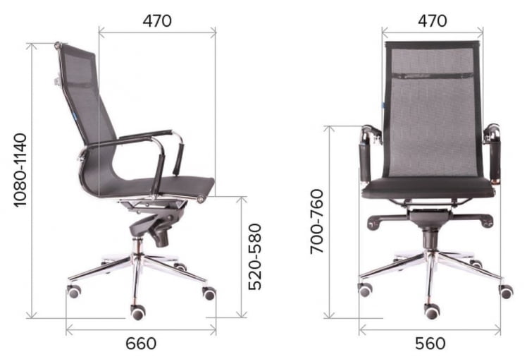 Кресло для руководителя Everprof Opera T Сетка Серый_3