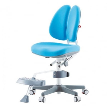 Кресло с подставкой для ног Duo Голубое_0