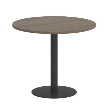 Стол журнальный круглый HOME OFFICE VR.SP-5-90.1 Вяз Благородный/Антрацит металл_0