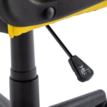 Кресло компьютерное BRABIX Shark GM-203 экокожа Черный-желтый_7