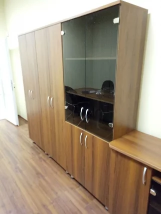 Шкаф для одежды со штангой Лидер 82.11 Орех Пегас_3