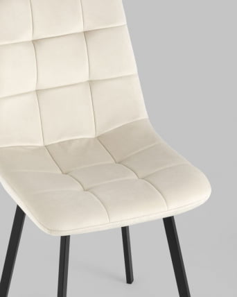 Стул Чиллй велюр Бежевый / Chilly_7