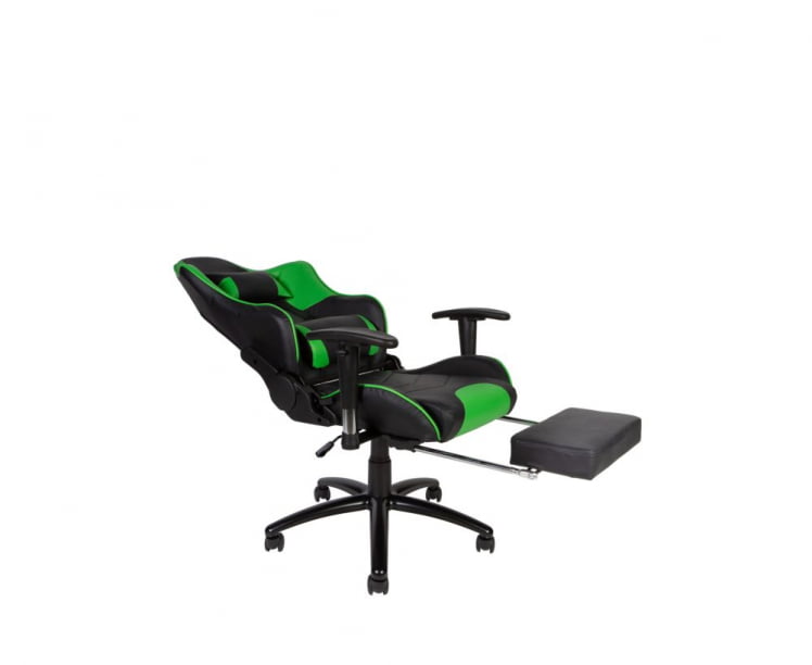Игровое кресло Lotus GTS RF-8066E Черный/Зеленый_5