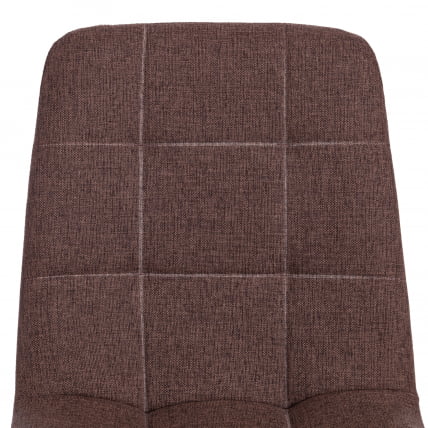 Стул CHILLY MAX ткань/металл, 45 х 54 х 90 см , темно-коричневый 01/черный_6