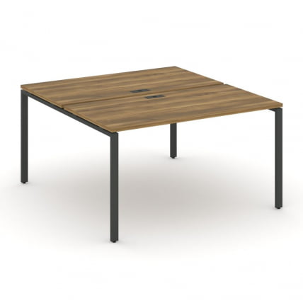 Рабочая станция двухсторонняя на 2 места CONCEPT CN.DRS-002 Сандал Янтарный Антрацит_0