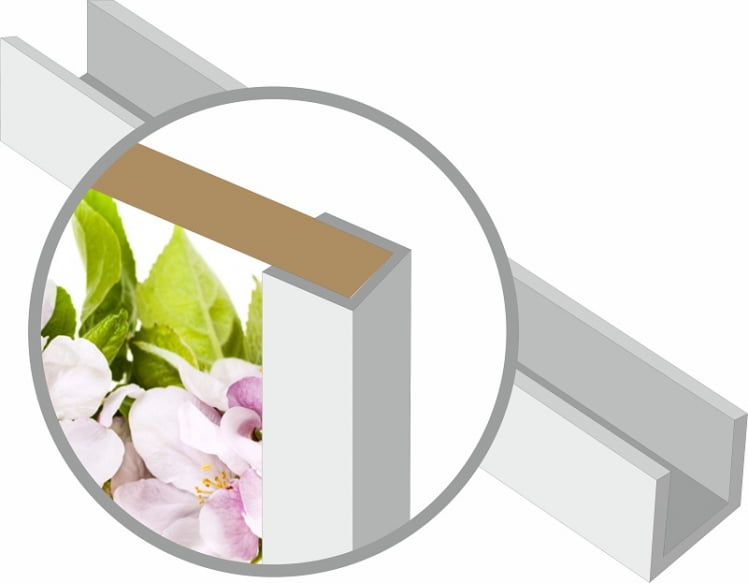 Профиль для стеновой панели P-3 белый_0